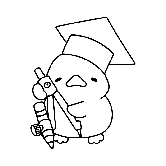 tranh tô màu sticker cute 19