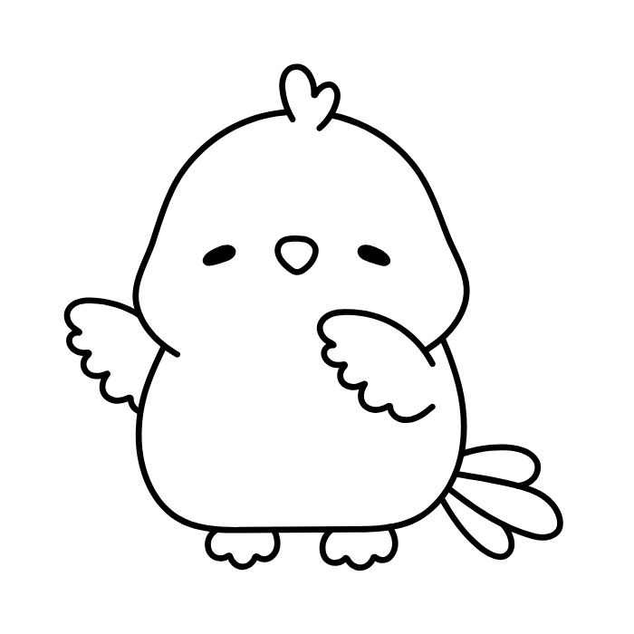 tranh tô màu sticker cute 2