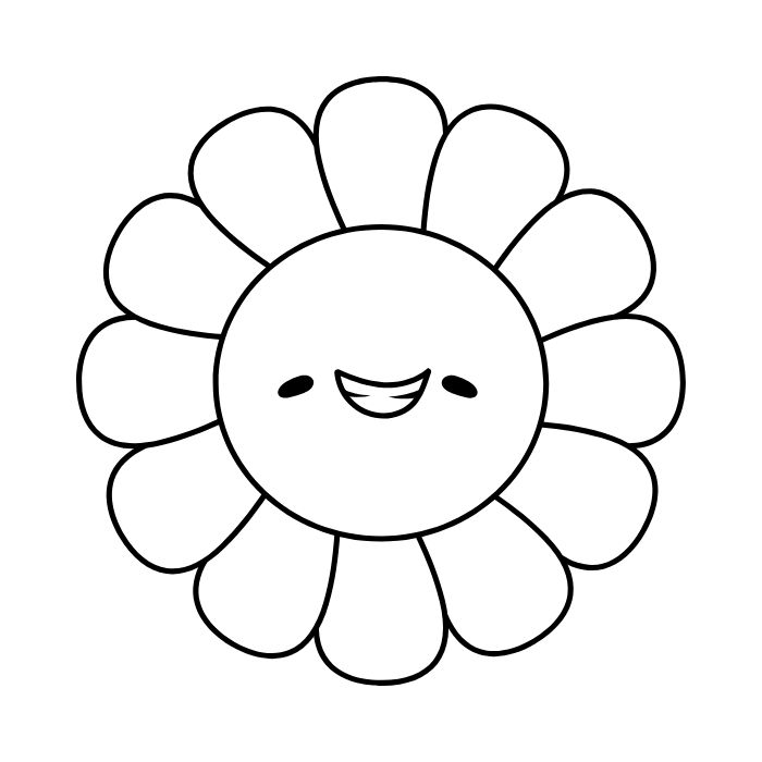 tranh tô màu sticker cute 34