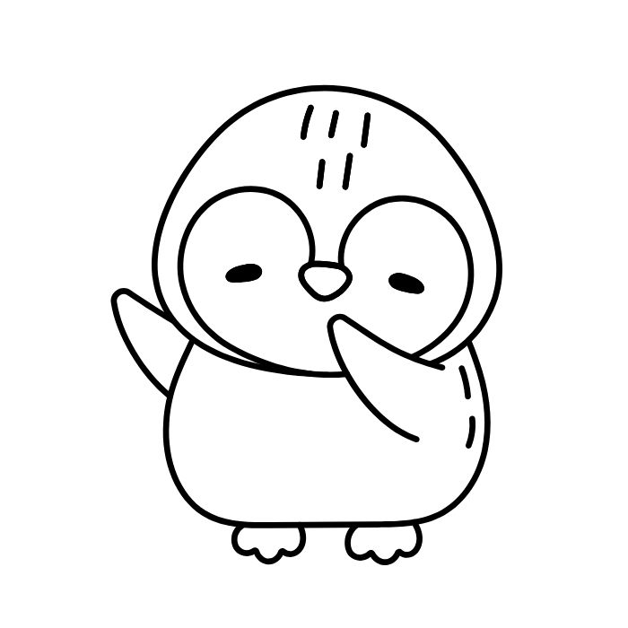 tranh tô màu sticker cute 35