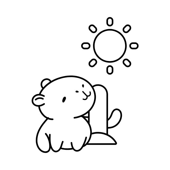 tranh tô màu sticker cute 36