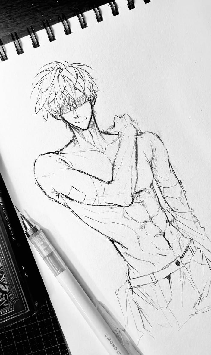 tranh vẽ anime nam 20