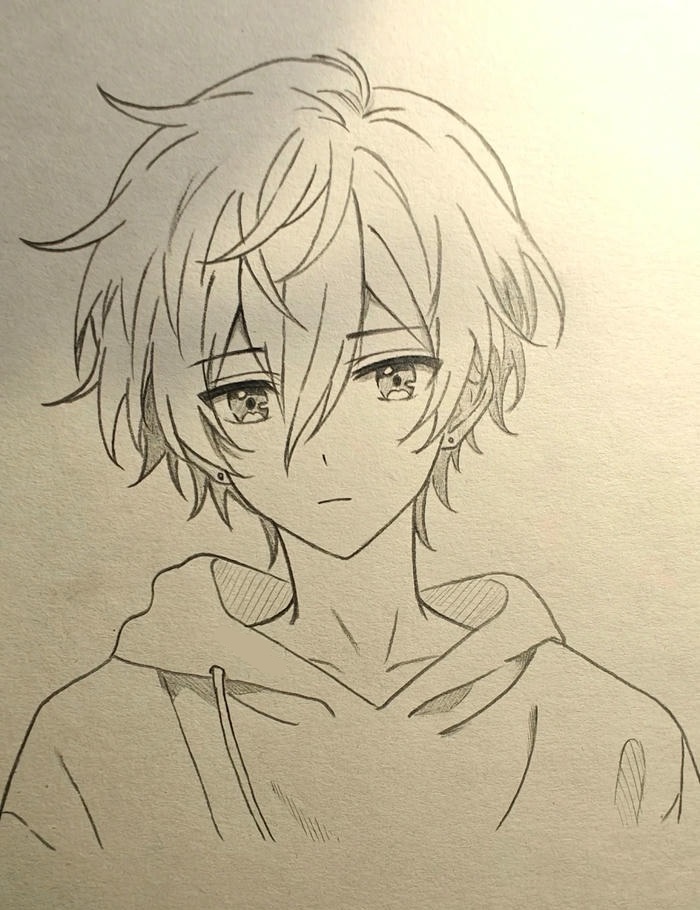 tranh vẽ anime nam 30