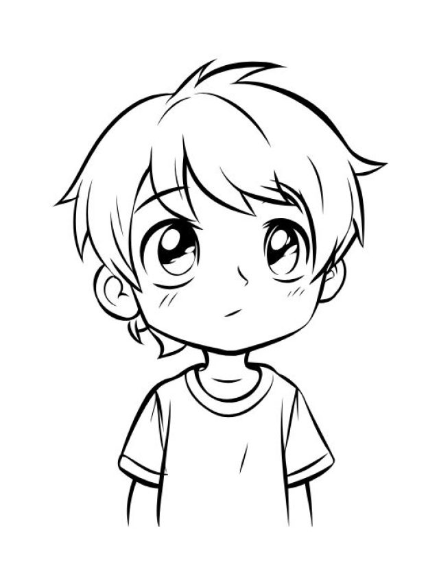 Trọn bộ 321+ mẫu tranh tô màu bé trai ngộ nghĩnh, cute