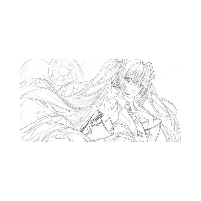 tranh tô màu anime girl ngầu 19