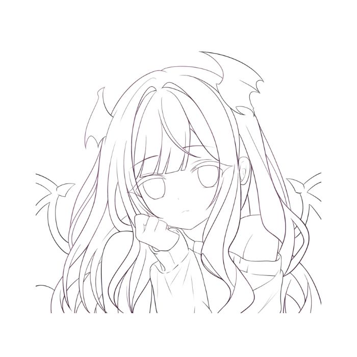 tranh tô màu anime girl ngầu 24