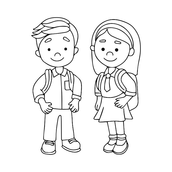 tranh tô màu bạn trai bạn gái 23