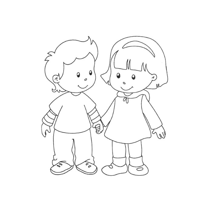 tranh tô màu bạn trai bạn gái 25