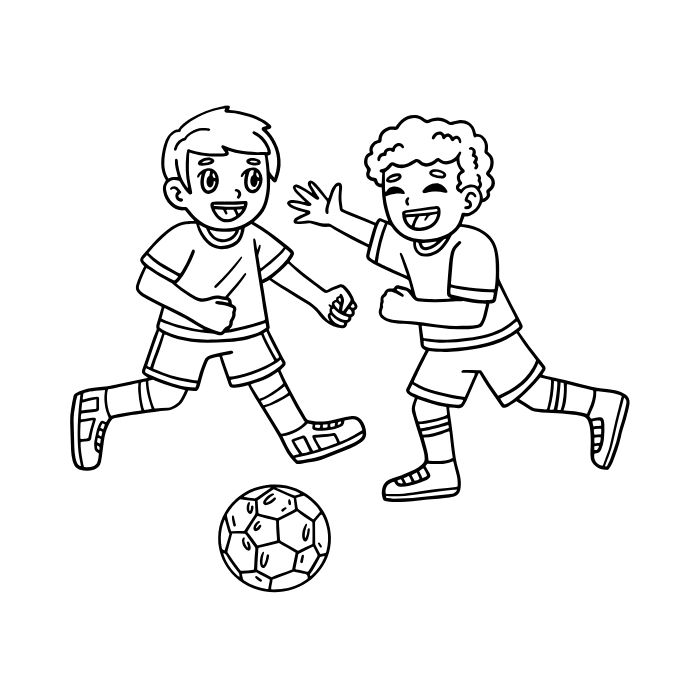 tranh tô màu bé trai 13