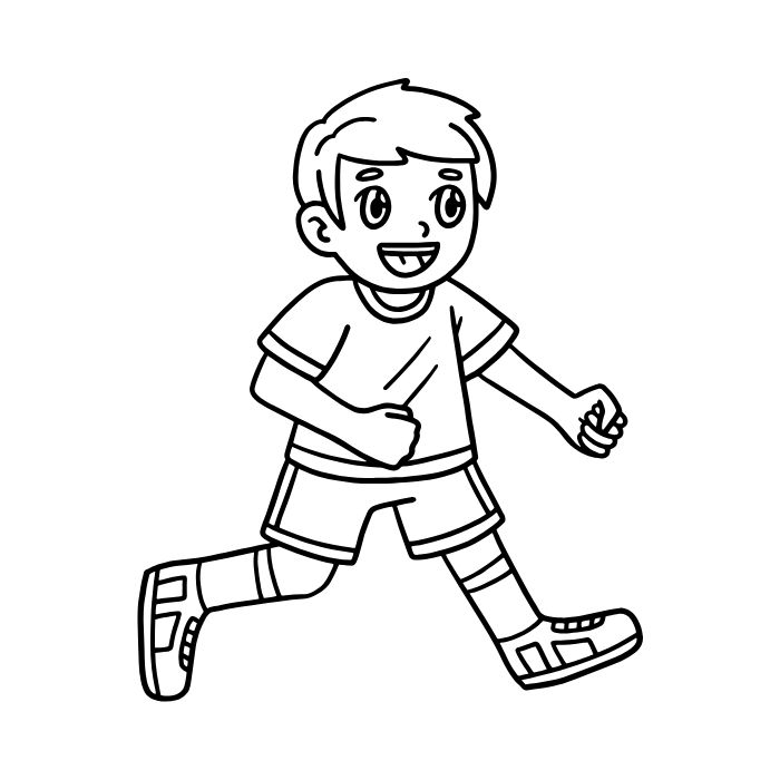 tranh tô màu bé trai 17