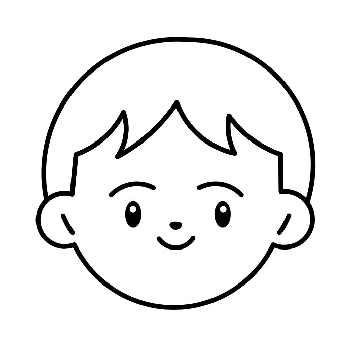 tranh tô màu bé trai 19