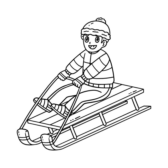 tranh tô màu bé trai 21