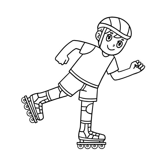 tranh tô màu bé trai 31