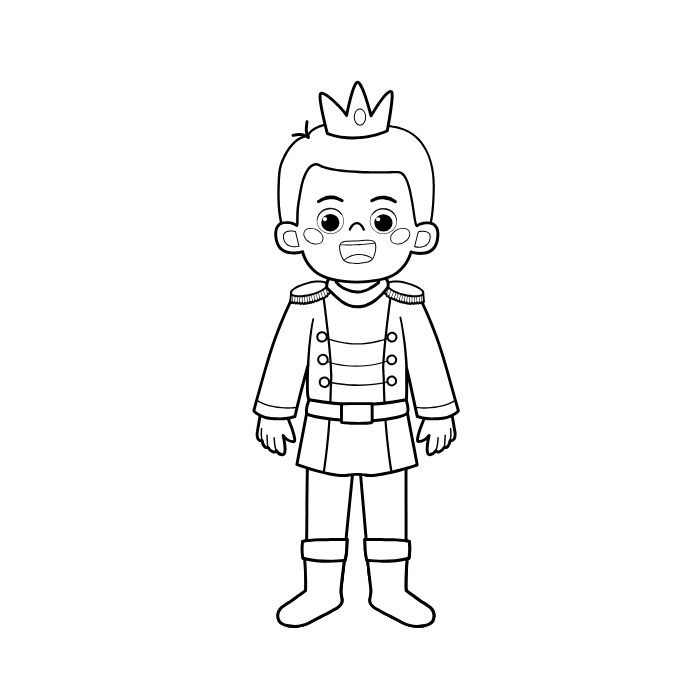 tranh tô màu bé trai 34