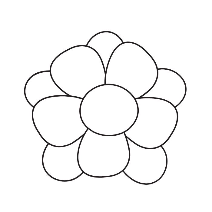 tranh tô màu bông hoa 1