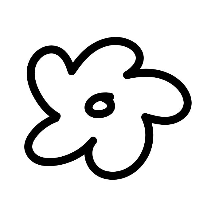 tranh tô màu bông hoa 5 cánh 10