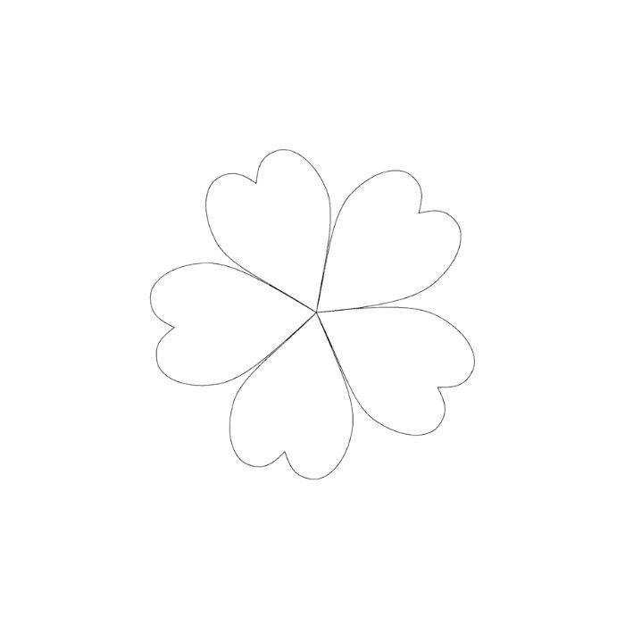 tranh tô màu bông hoa 5 cánh 14