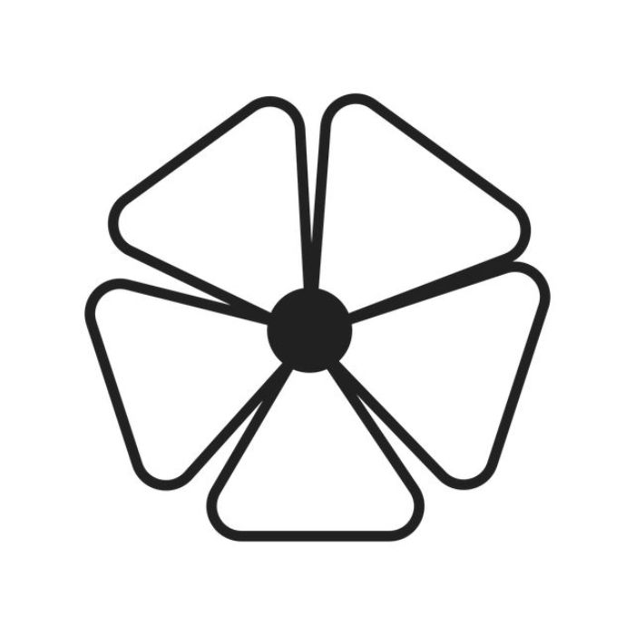 tranh tô màu bông hoa 5 cánh 15