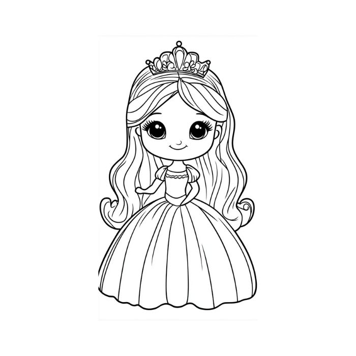 tranh tô màu búp bê 20