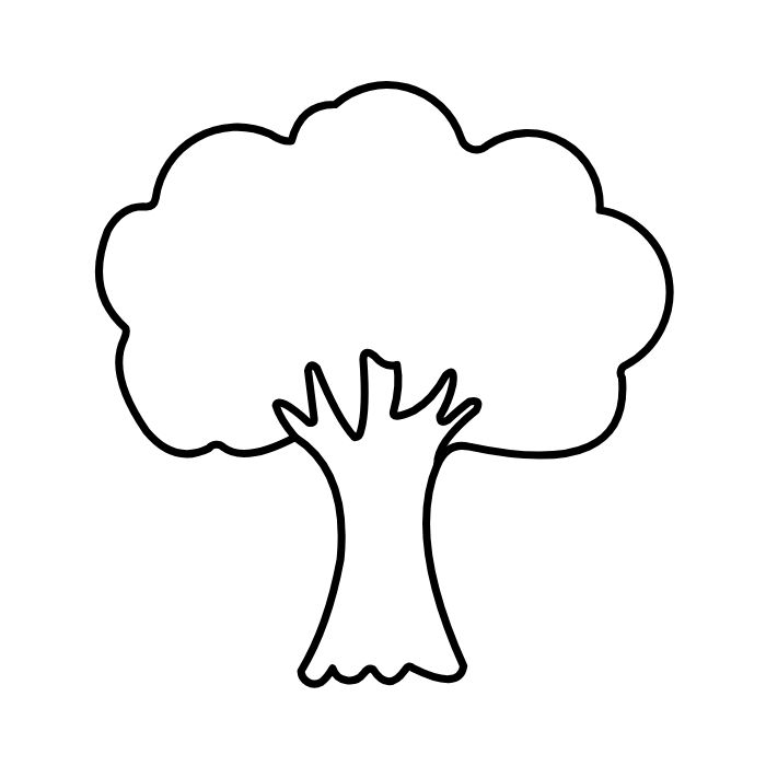 tranh tô màu cây xanh 12