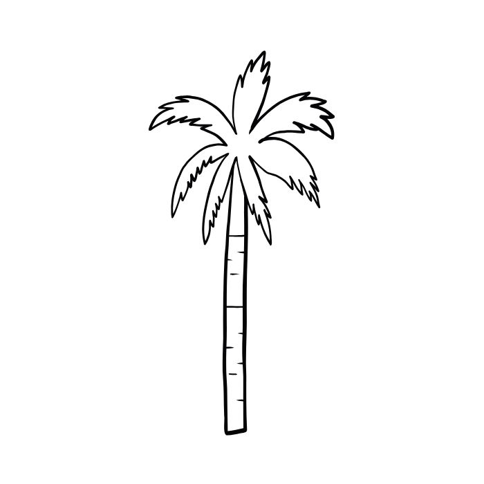 tranh tô màu cây xanh 14