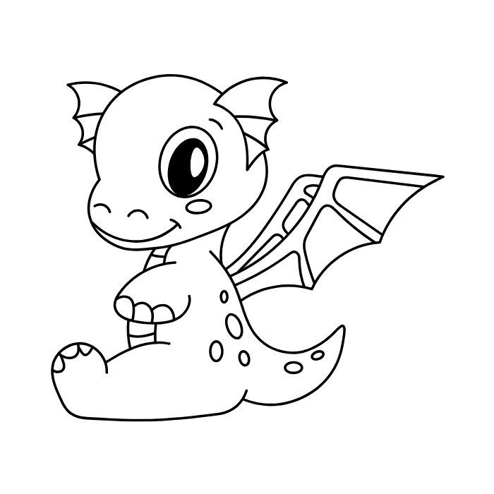 tranh tô màu con rồng 15