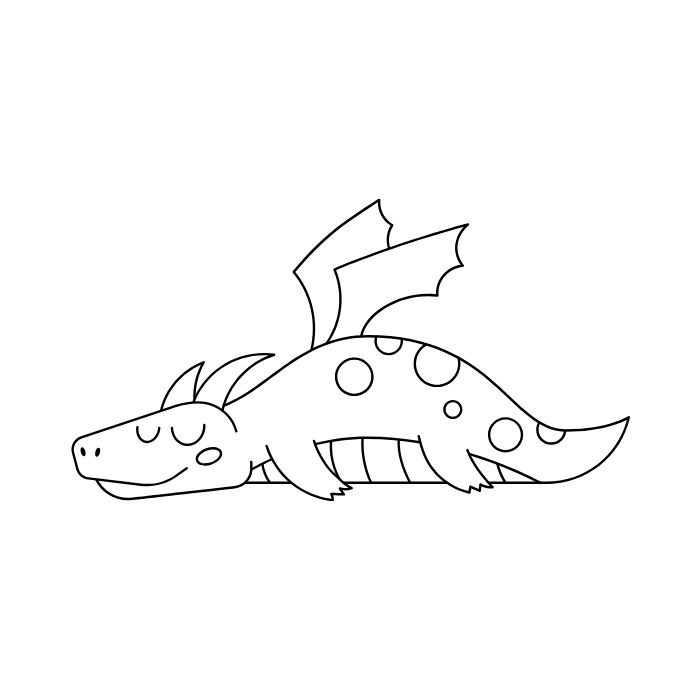 tranh tô màu con rồng 28