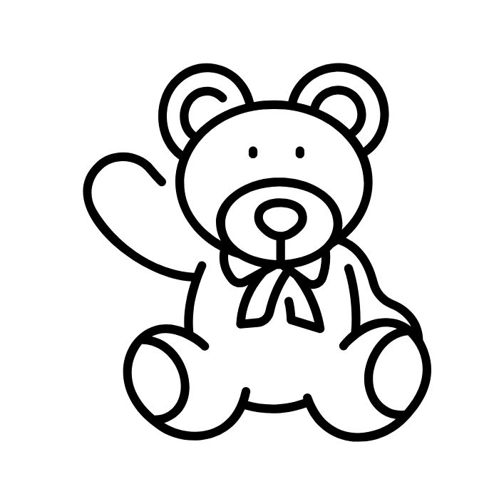 tranh tô màu gấu dâu 2