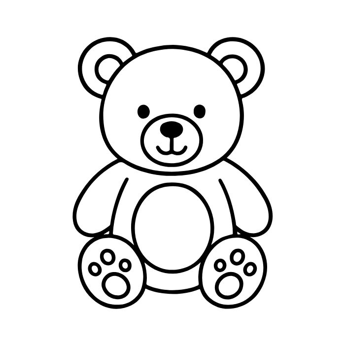 tranh tô màu gấu dâu 31