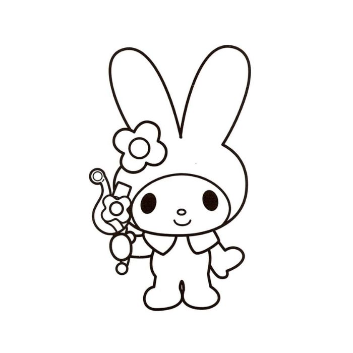 tranh tô màu my melody 12