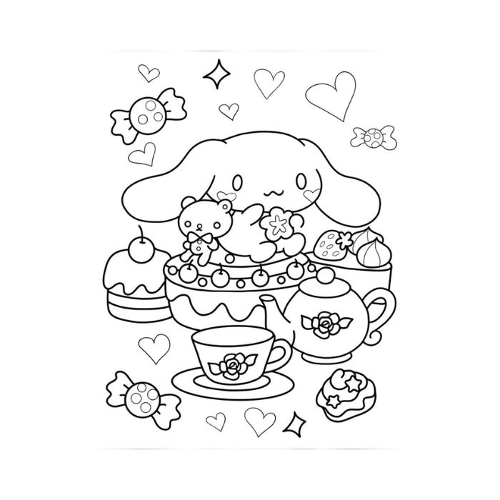 tranh tô màu my melody 13