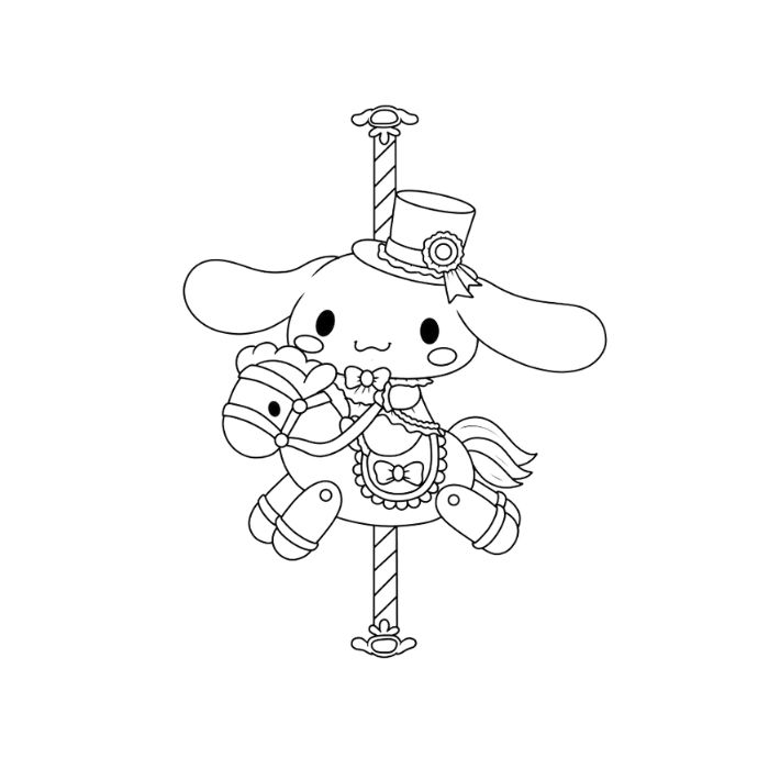 tranh tô màu my melody 14