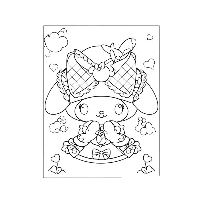 tranh tô màu my melody 21