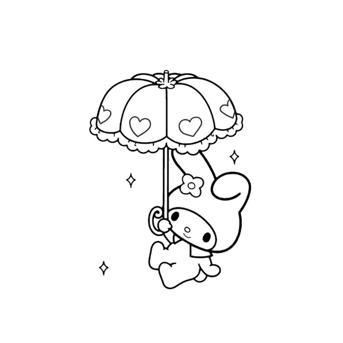 tranh tô màu my melody 22