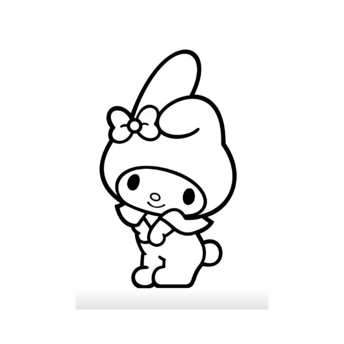 tranh tô màu my melody 23