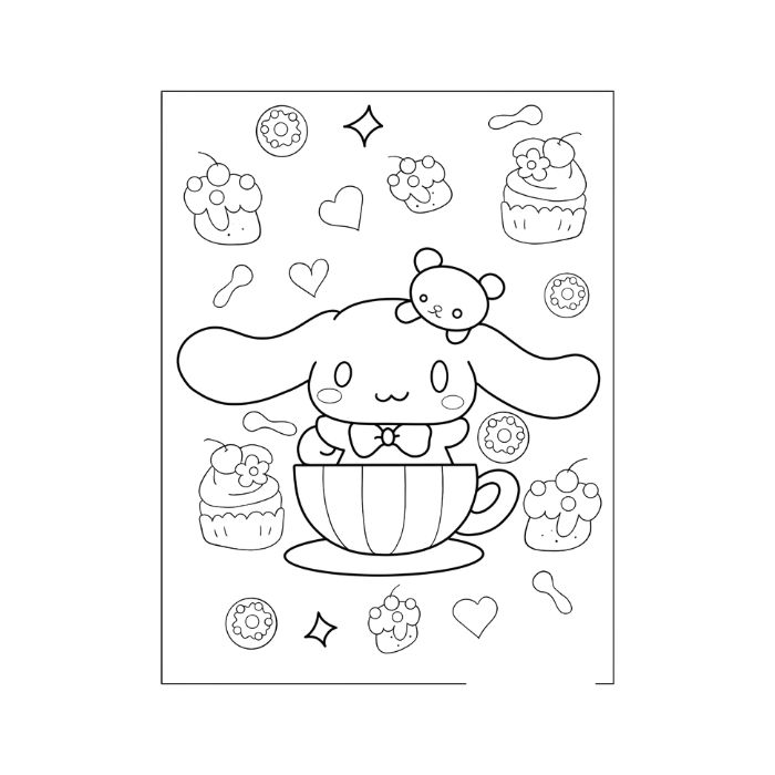 tranh tô màu my melody 26