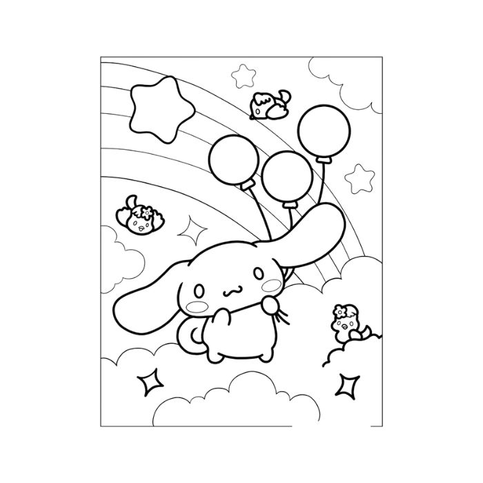 tranh tô màu my melody 5