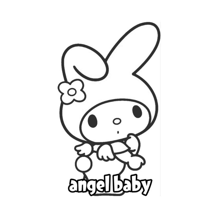 tranh tô màu my melody 7