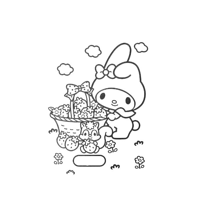 tranh tô màu my melody 9