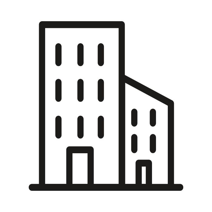 tranh tô màu ngôi nhà cao tầng 2