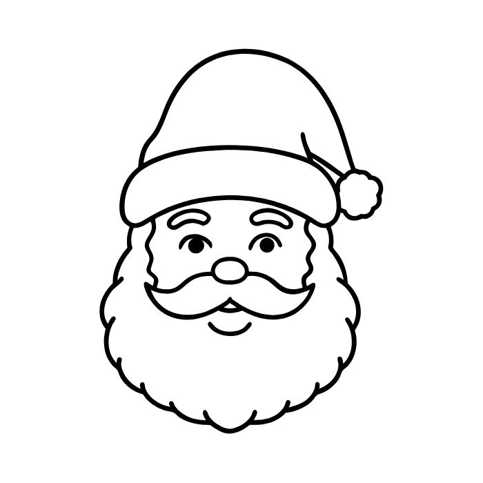 tranh tô màu ông già noel 20