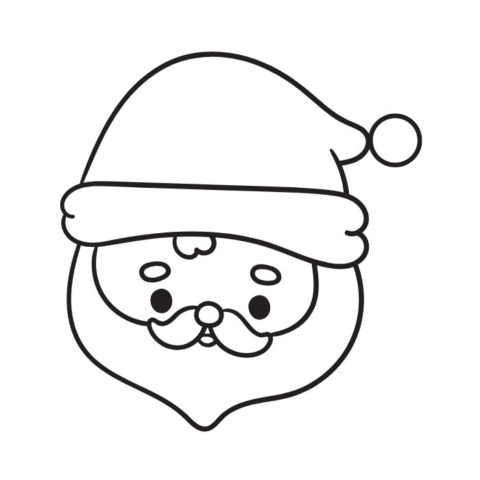 tranh tô màu ông già noel 28