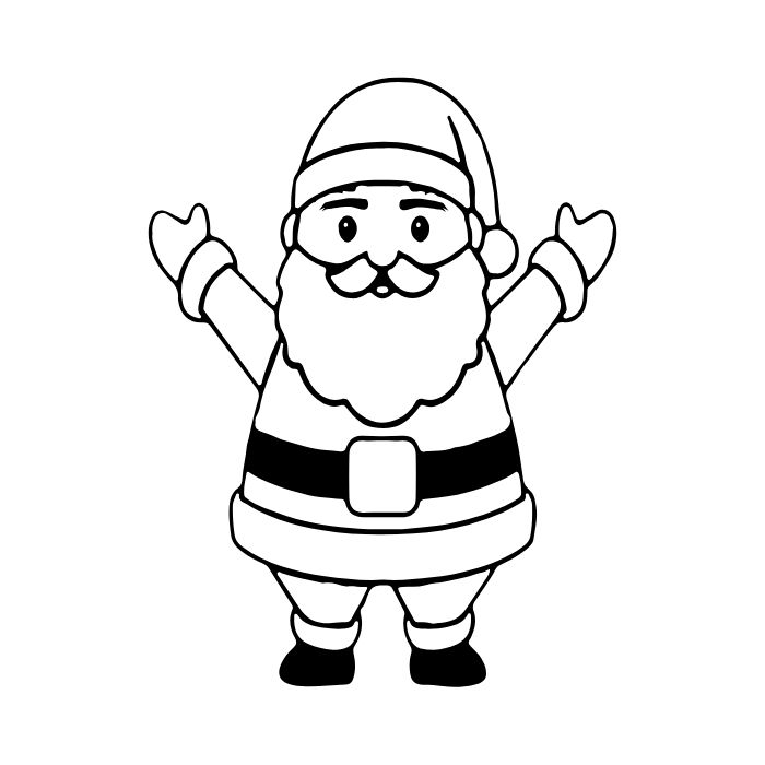 tranh tô màu ông già noel 33