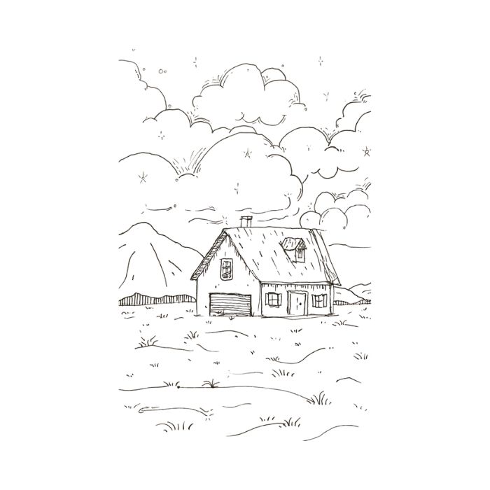 tranh tô màu phong cảnh 19