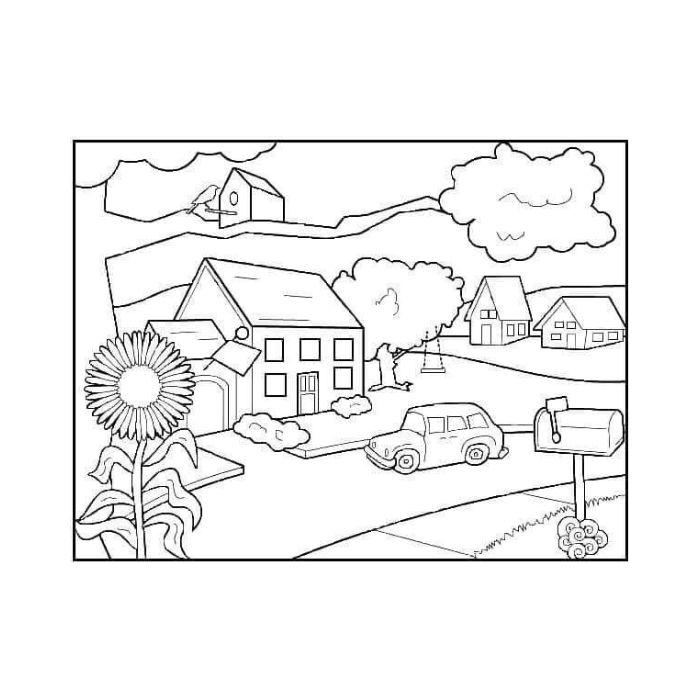 tranh tô màu phong cảnh 20