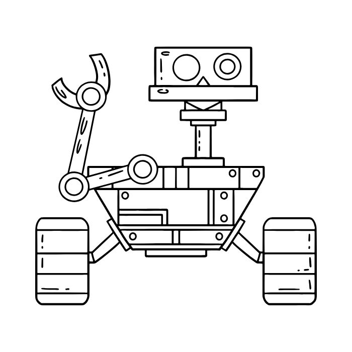 tranh tô màu robot 21