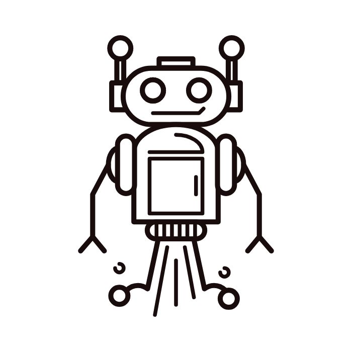 tranh tô màu robot 34