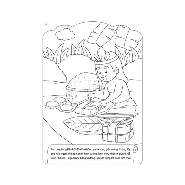 tranh tô màu tết 11