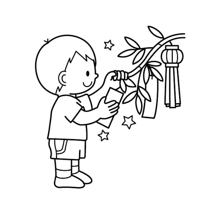 tranh tô màu tết 18