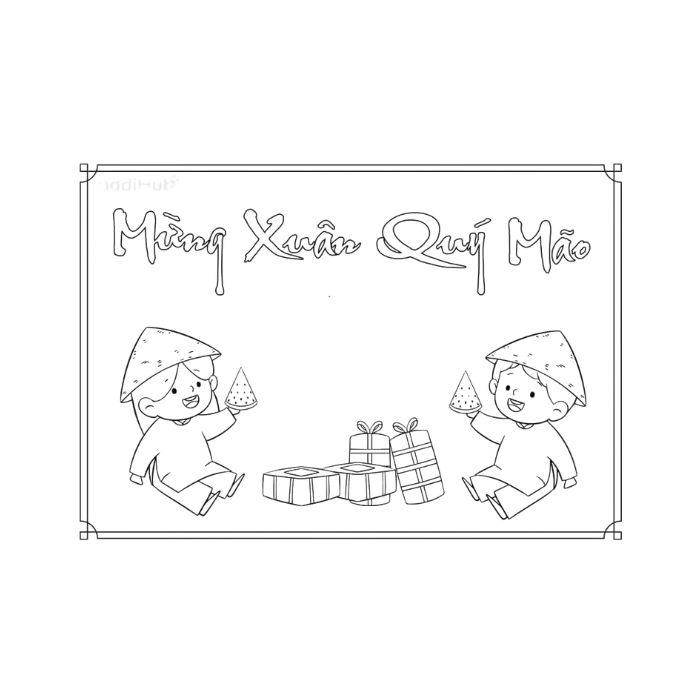 tranh tô màu tết 19